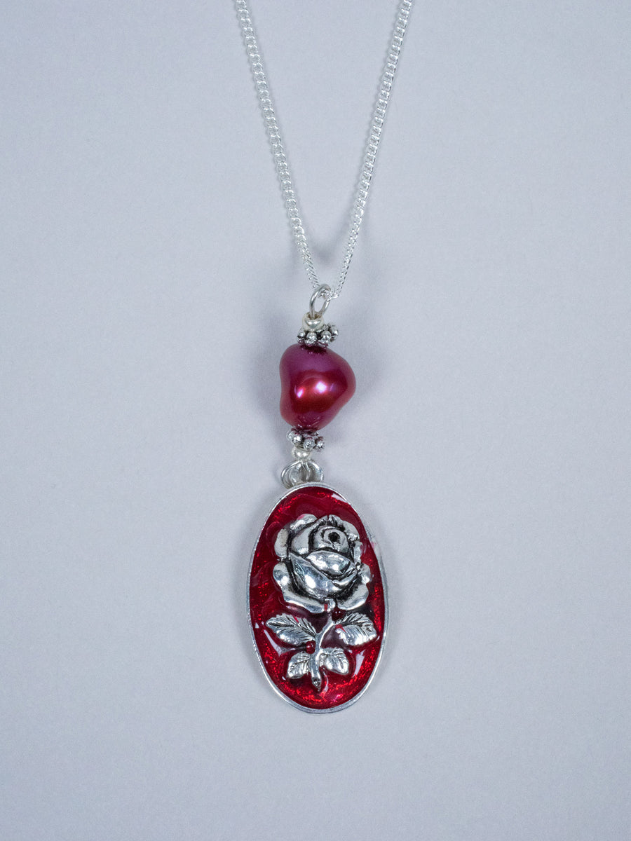 1942's☆ ドイツ国防軍装甲師団☆アイアンクロス・実弾Necklace Rose