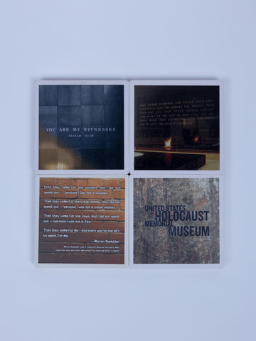 United States Holocaust Memorial Museum Logo Coaster Tile