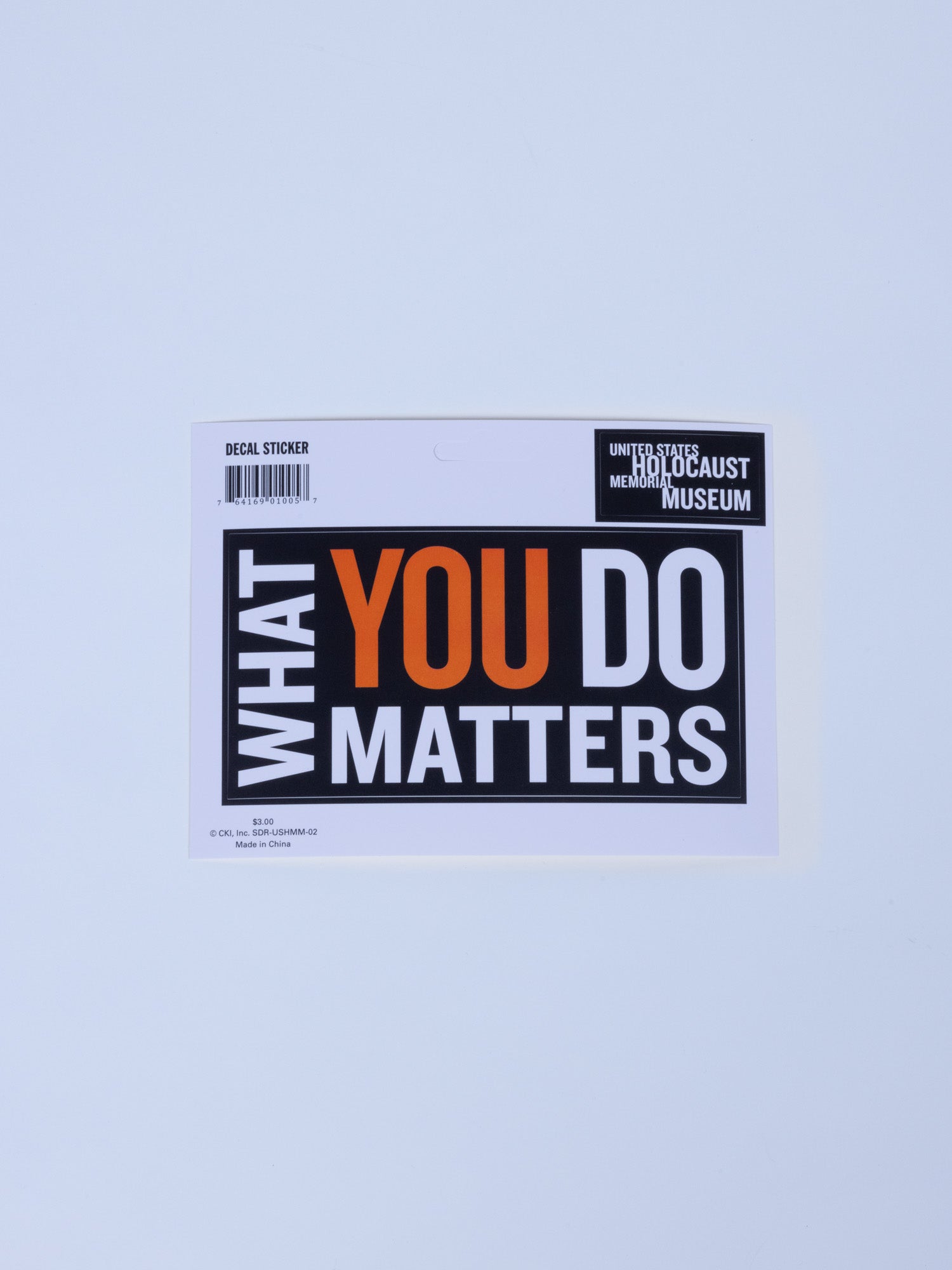 "What You do Matters" Decal