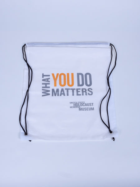 "What You Do Matters" Drawstring Bag