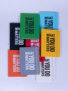 "What You Do Matters" Hardcover Journal