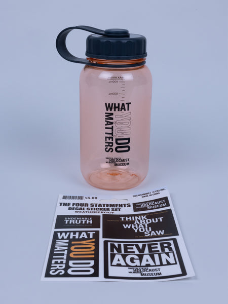 “What You Do Matters” Water Bottle (Orange)