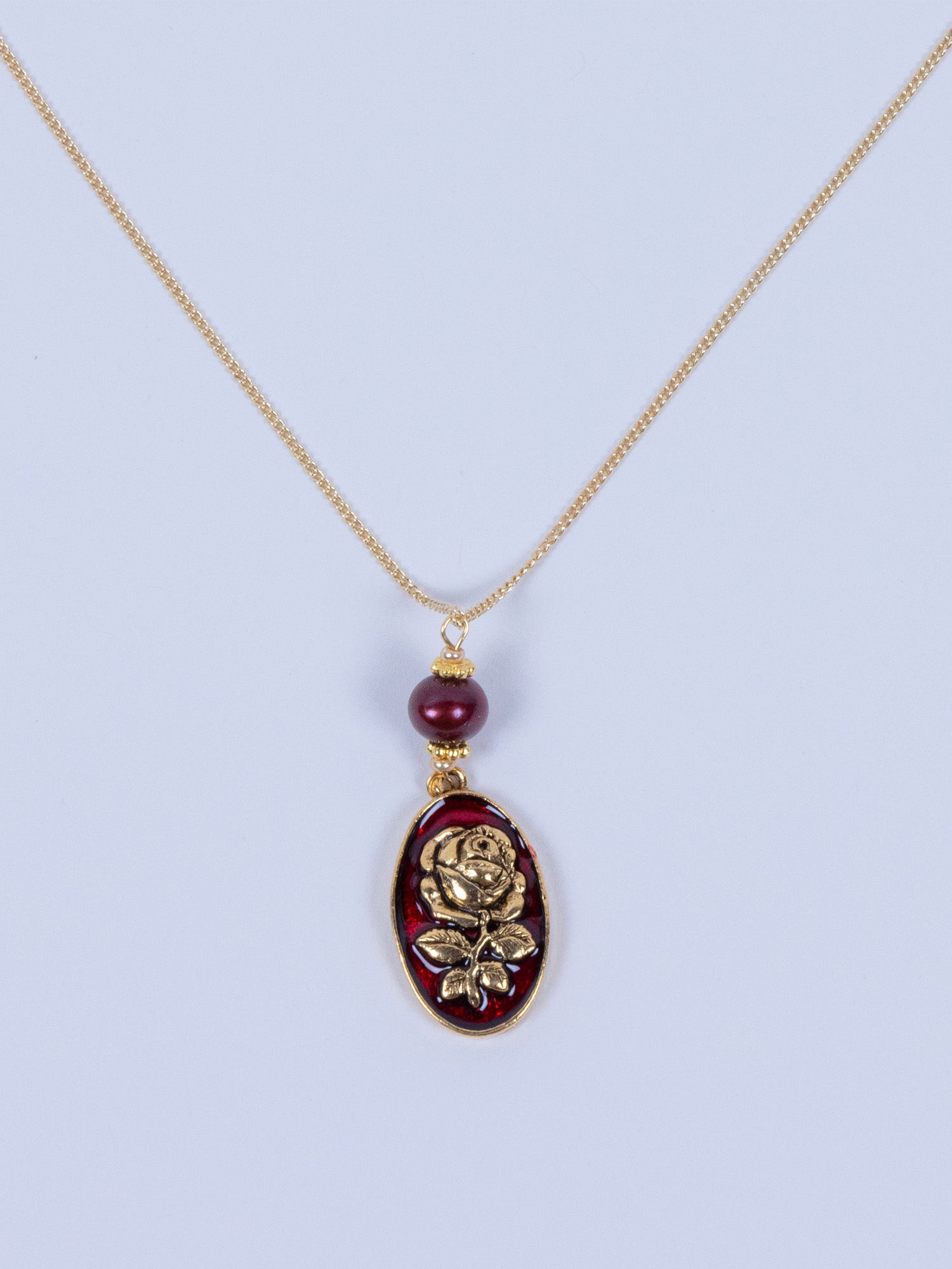 ネックレス・ペンダント VINTAGE HOLLYWOOD Color Rose Necklace 4BFK508 Amazon.com: 1928 Jewelry Women's Gold Tone Lilac Blue