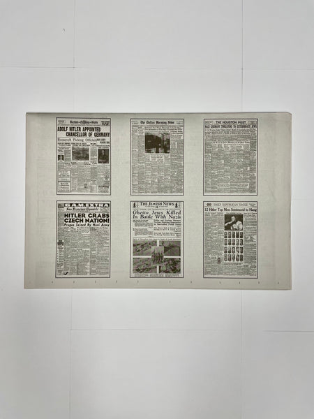 American Newspaper Front Pages Collection