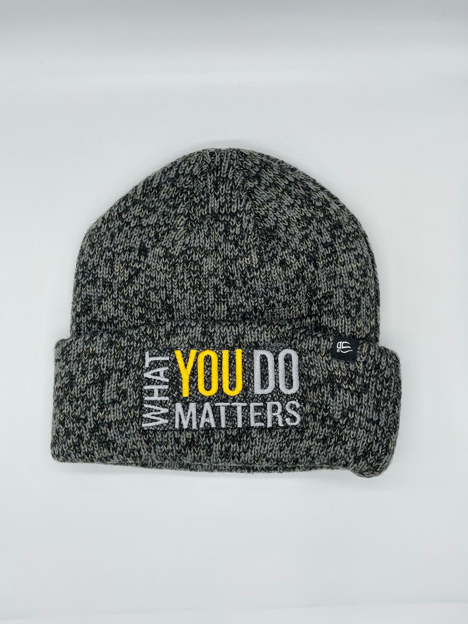 "What You Do Matters" Knit Beanie